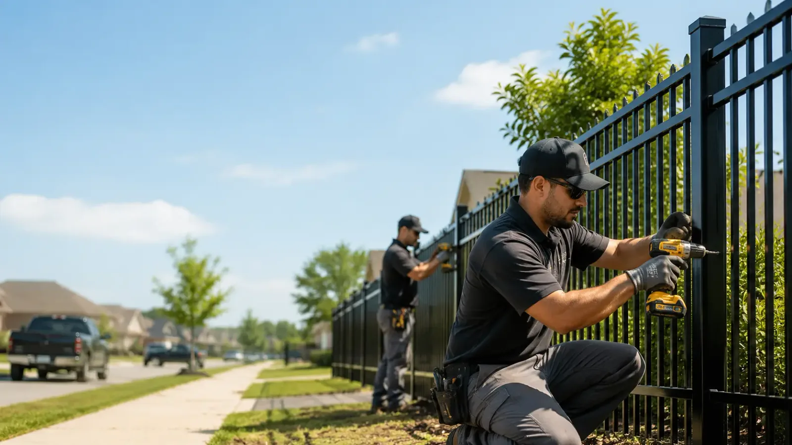 Metal Fence Installation in Weston, GA